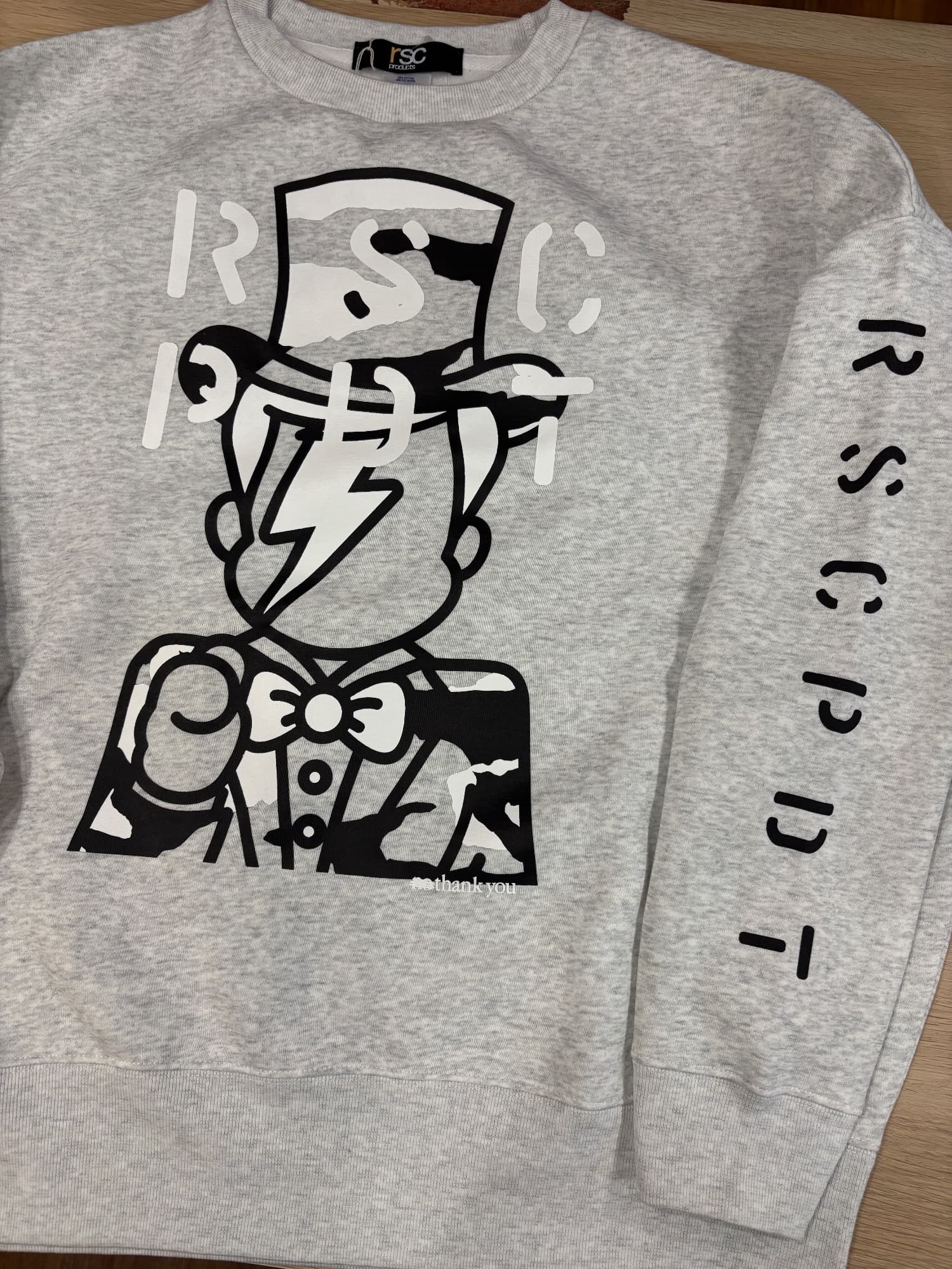  "IWU" ビッグシルエットクルーネックスウェット 画像0-2｜rsc products公式ウェブサイト