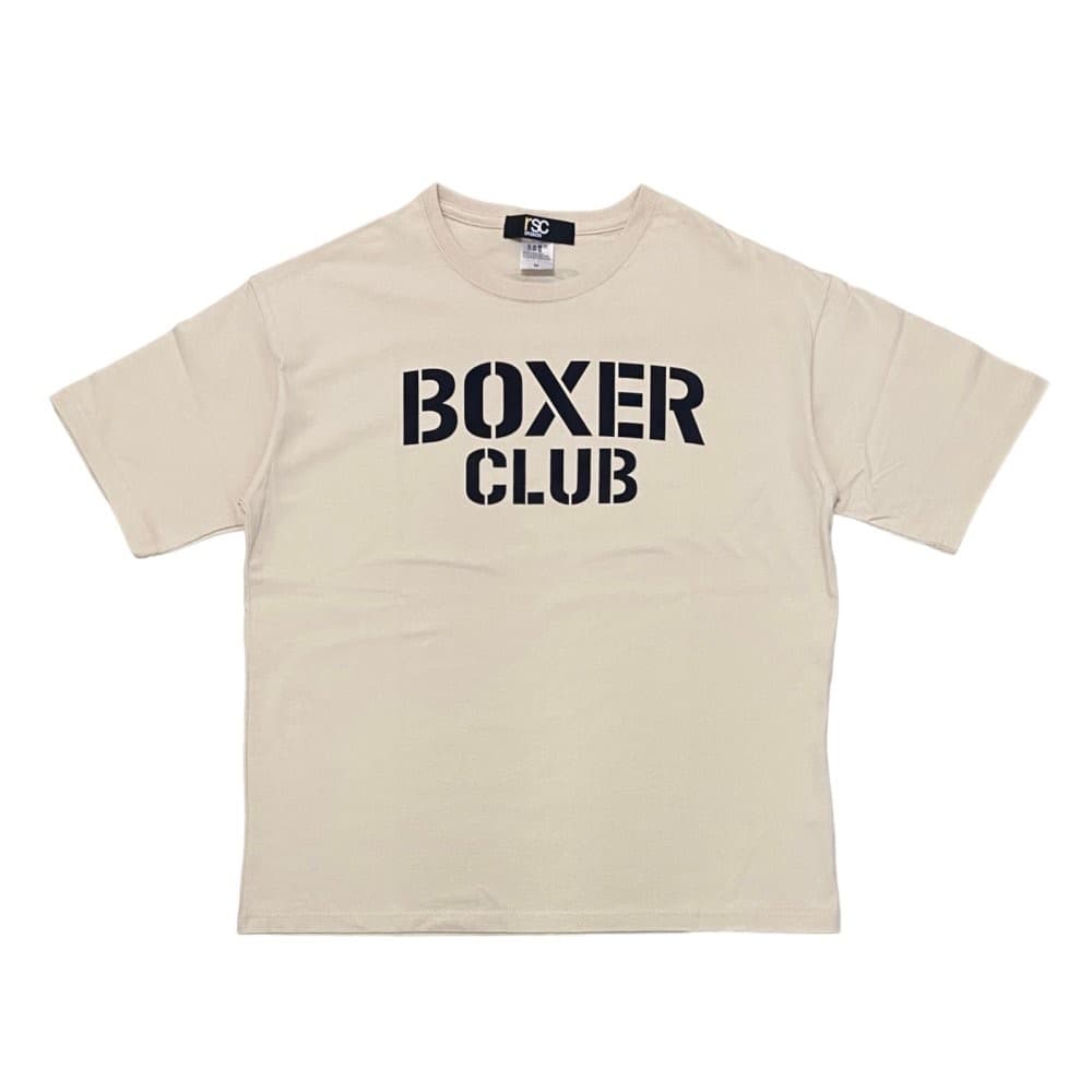 《新作》BOXER CLUB LOGO ビッグシルエットコットンTシャツ 画像0-4｜rsc products公式ウェブサイト