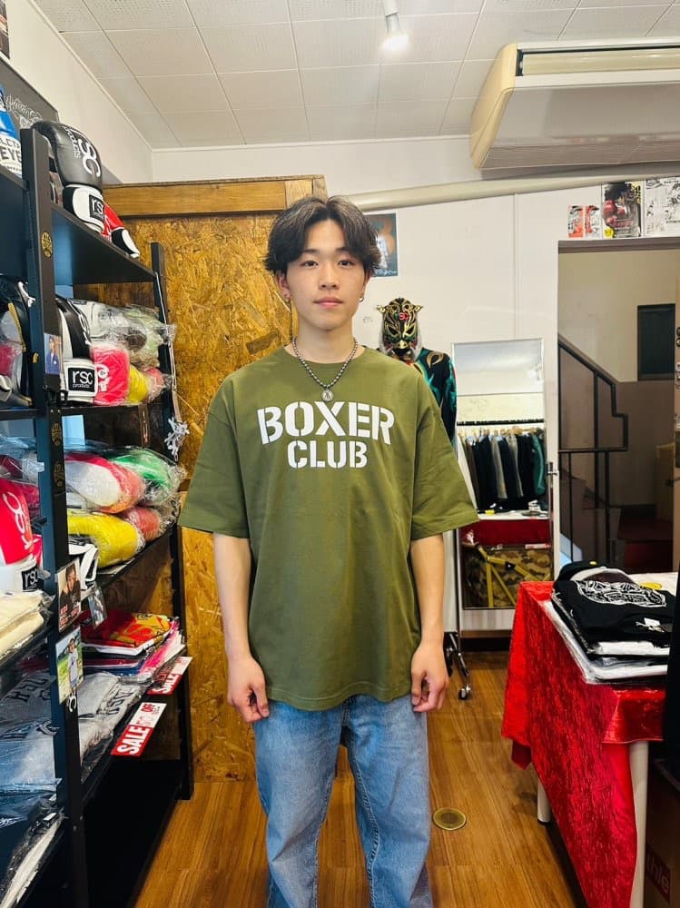 《新作》BOXER CLUB LOGO ビッグシルエットコットンTシャツ 画像0-1｜rsc products公式ウェブサイト