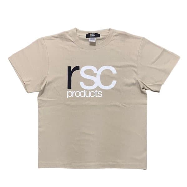 [新色]定番ロゴ コットンTシャツ (ベージュ）  画像0-1｜rsc products公式ウェブサイト