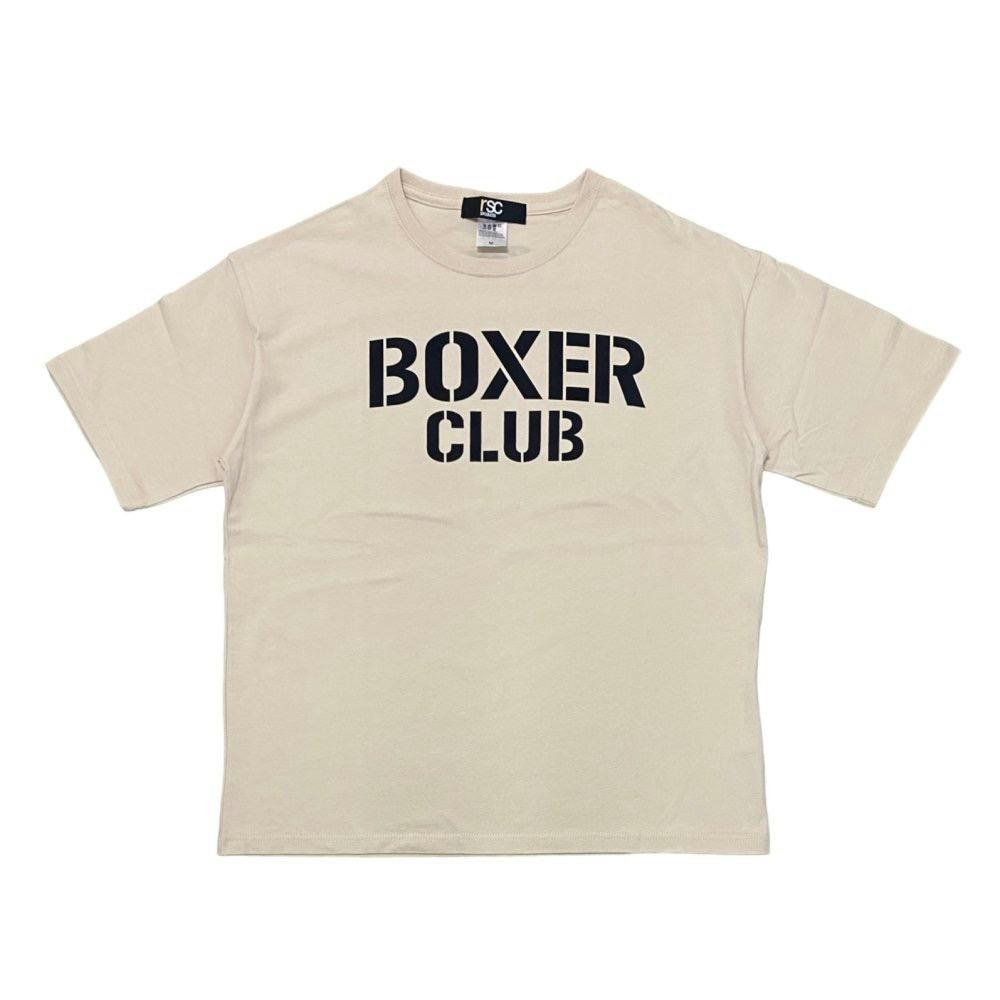 《新作》BOXER CLUB LOGO ビッグシルエットコットンTシャツ 画像0-4｜rsc products公式ウェブサイト