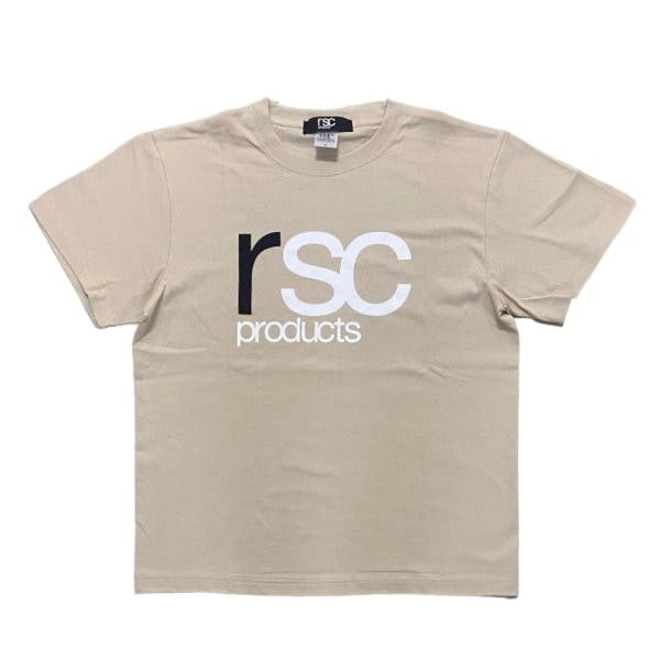 [新色]定番ロゴ コットンTシャツ (ベージュ）  画像0-1｜rsc products公式ウェブサイト